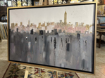 New York Sokakları Yağlı Boya Tablo resmi
