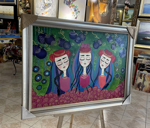 Üç Güzeller Yağlı Boya Tablo resmi