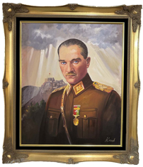 Atatürk Yağlı Boya Tablo resmi
